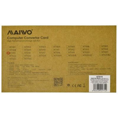 ���������� Maiwo Multi-Size PCIex4 & SATA to M.2 (M-Key or B-key) KT015 SSD (45774) - �������� 7