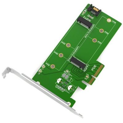 ���������� Maiwo Multi-Size PCIex4 & SATA to M.2 (M-Key or B-key) KT015 SSD (45774) - �������� 1