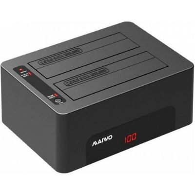 ���-������� Maiwo K3082A ������. ��� 2*HDD 2,5"/3,5" SATA/SSD ����� USB3.0 �����������, ������ - �������� 2