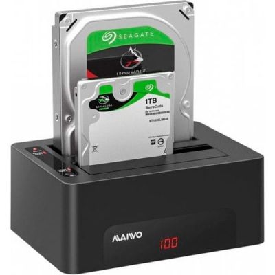 ���-������� Maiwo K3082A ������. ��� 2*HDD 2,5"/3,5" SATA/SSD ����� USB3.0 �����������, ������ - �������� 4