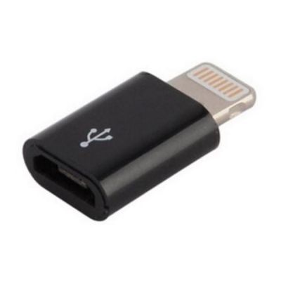���������� Lightning to Micro USB Lapara (LA-Lightning-MicroUSB-adaptor black) - �������� 1