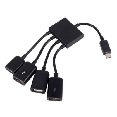  Lapara LA-MicroUSB-OTG-HUB black -  3