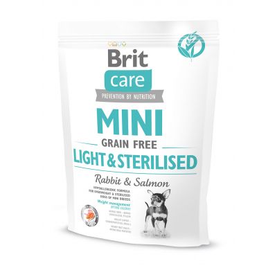     Brit Care GF Mini Light & Sterilised 400  (8595602521074) -  1
