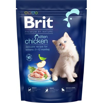     Brit Premium by Nature Cat Kitten 800  (8595602553037) -  1