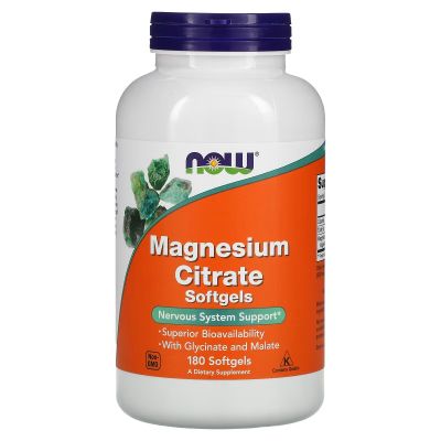 �������� Now Foods ������ ������, Magnesium Citrate, 180 ������ (NOW-01298) - �������� 1