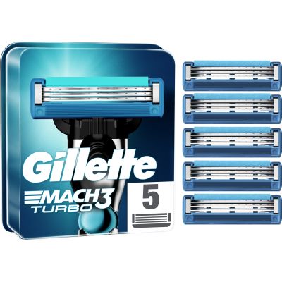 ����� ������ Gillette Mach3 Turbo 5 ��. (7702018552344) - �������� 1
