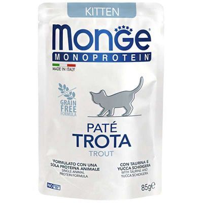 ������ ��� ����� Monge Cat Monoprotein Kitten ������ 85 � (8009470013727) - �������� 1