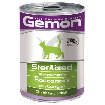    Gemon Cat Wet Adult Sterilised  415  (8009470300711) -  1