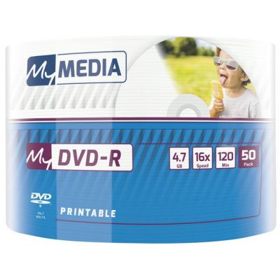 ���� DVD MyMedia DVD-R 4.7GB 16X Wrap Printable 50�� (69202) - �������� 3