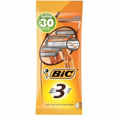 ������ Bic 3 Sensitive 4 ��. (3086126691862) - �������� 1