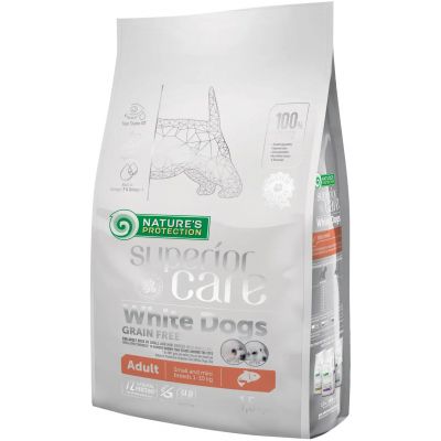 ����� ���� ��� ����� Nature's Protection NP Superior Care White dogs Grain Free Salmon Adult Small an (NPSC45834) - �������� 1