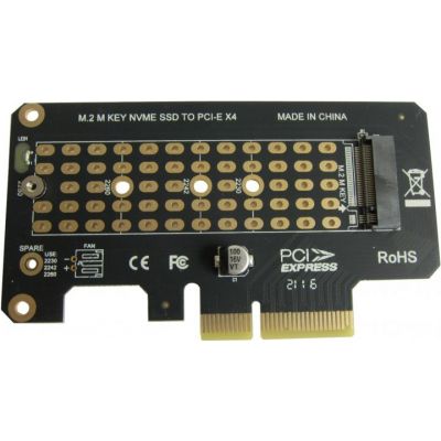 PCI-Ex4- M.2 M-key  Dynamode M.2 SSD NVMe M-Key to PCI-E 3.0 x4/ x8/ x16, PCI-Ex4- M.2 M-key -  1