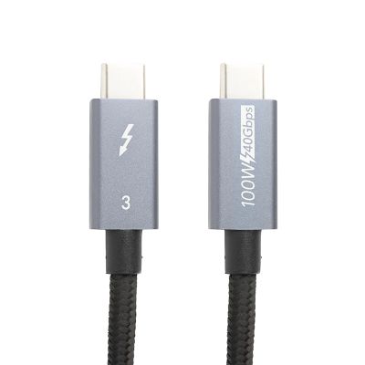  USB-C  USB-C 1.0m Thunderbolt 3 40Gbps, 100W, 20V/ 5A, 4K/ PowerPlant (CA913336) -  1