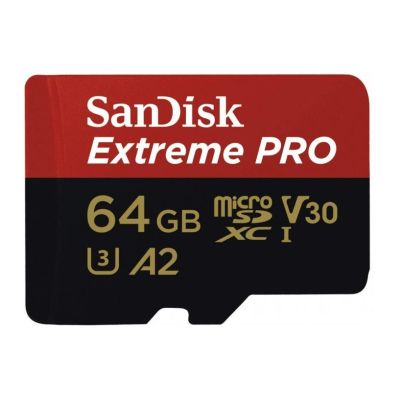 ����� ������ SanDisk 64GB microSDXC class 10 UHS-I U3 Extreme Pro V30 (SDSQXCU-064G-GN6MA) - �������� 1