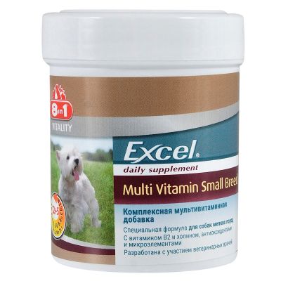    8in1 Excel Multi Vitamin Small Breed  70  (4048422109372) -  1