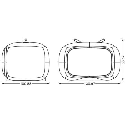 ������ LEDVANCE NIGHTLUX TOUCH LED 2,5W Retro TV, micro-USB, RGBW (4058075602137) - �������� 3