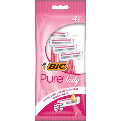 ������ Bic Pure 3 Lady Pink 4 ��. (3086123363816) - �������� 1