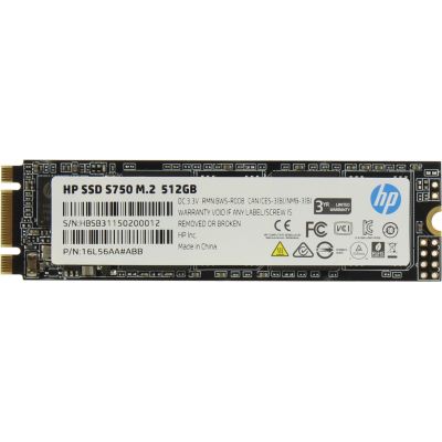 SSD ���������� HP S750 512GB M.2 2280 (16L56AA#ABB) - �������� 1