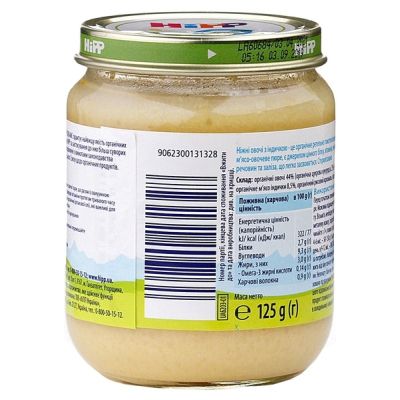 ������� ���� HiPP Organic ͳ��� ����� � ��������, 125 � (9062300131328) - �������� 2