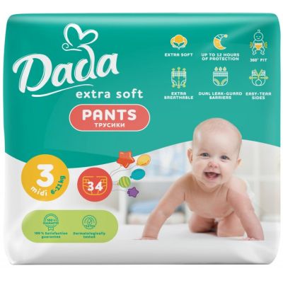 ��������� Dada Extra Soft 3 Midi (6-11 ��) 34 �� (4820174980672) - �������� 1