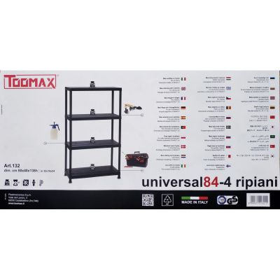 ������ Toomax 4 ������ cm. 80x40x138h black (5140) - �������� 5