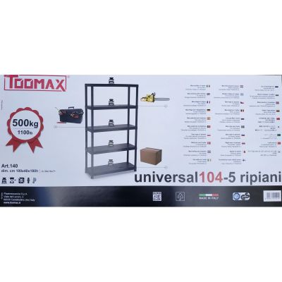 ������ Toomax 5 ������ cm. 100x40x180h black (5142) - �������� 4