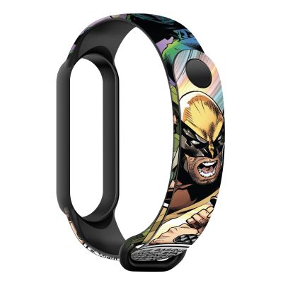 ������� ��� ������ �������� Armorstandart Superhero ��� Xiaomi Mi Band 7/6/5 Wolverine comix Black (ARM59265) - �������� 1