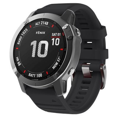 ������� ��� �����-����� Armorstandart Silicone 22mm ��� Garmin Fenix 5/6 Black (ARM60796) - �������� 1