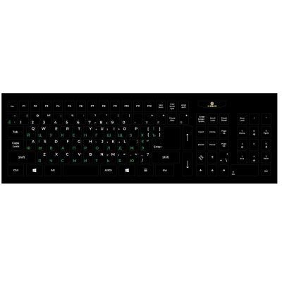 �������� �� ��������� XoKo 109 keys UA/rus green, Latin white (XK-KB-STCK-BG) - �������� 1