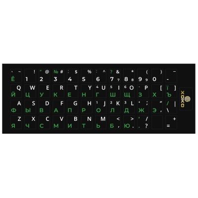 �������� �� ��������� XoKo 48 keys UA/rus green, Latin white (XK-KB-STCK-SM) - �������� 1