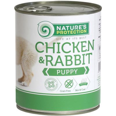    Nature's Protection Puppy Chicken&Rabbit 800  (KIK45091) -  1