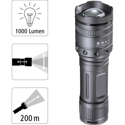 ������ Hama Ultra Pro LED Torch L1000 Black (00185801) - �������� 3