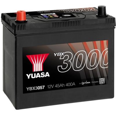   Yuasa 12V 45Ah SMF Battery (YBX3057) -  1