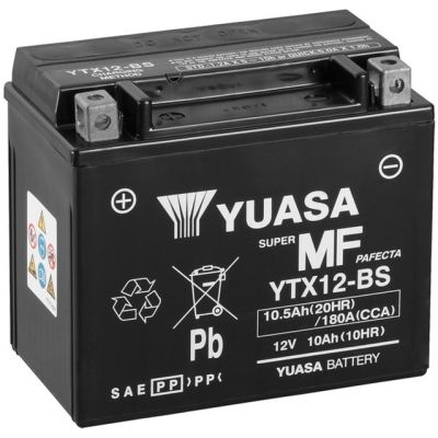 ����������� ������������� Yuasa 12V 10,5Ah MF VRLA Battery (YTX12-BS) - �������� 1