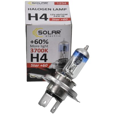 ��������� SOLAR H4 12V 60/55W P43t-38 Starlight + 60 (1234) - �������� 3