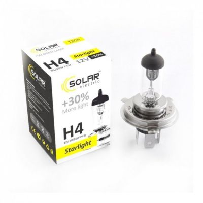  SOLAR H4 12V 60/55W P43t-38 Starlight+30 (1204) -  2