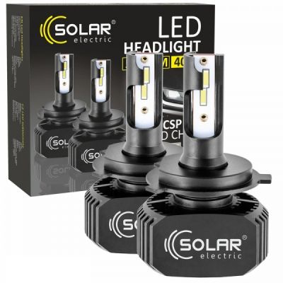 ��������� SOLAR H4 LED 12/24V 40W 5000Lm 6000K, CSP1860 (8204) - �������� 2