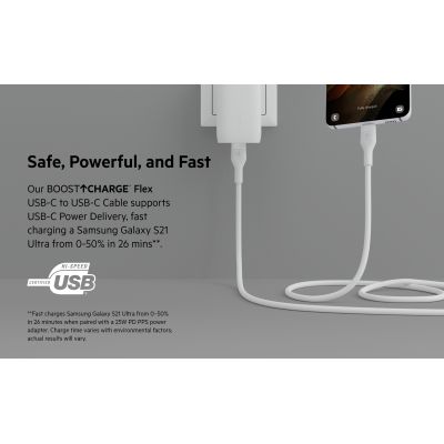   USB 2.0 AM to Type-C 1.0m white Belkin (CAB009BT1MWH) -  11