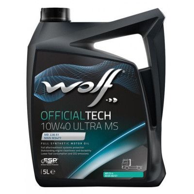 �������� ����� Wolf OFFICIALTECH 10W40 ULTRA MS 5� (8307317) - �������� 1