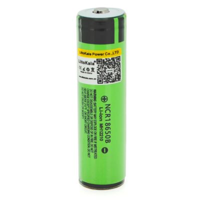 ���������� 18650 Li-Ion 3400mah (3200-3400mah), 3.7V (2.75-4.2V), green, PVC BOX Liitokala (Lii-34B-PCB) - �������� 1