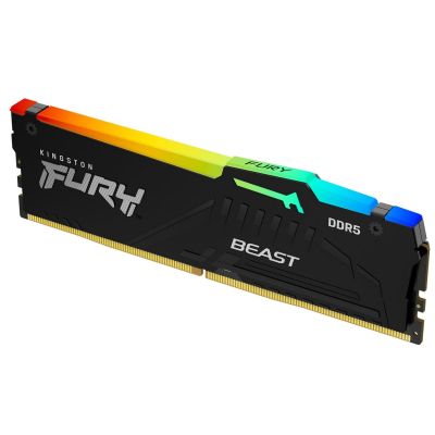 ������ ������ ��� ���������� DDR5 16GB 5200 MHz Beast Black RGB Kingston Fury (ex.HyperX) (KF552C40BBA-16) - �������� 2