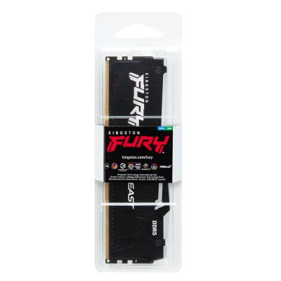 ������ ������ ��� ���������� DDR5 16GB 5200 MHz Beast Black RGB Kingston Fury (ex.HyperX) (KF552C40BBA-16) - �������� 3