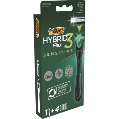 ������ Bic Flex 3 Hybrid Sensitive � 4 �������� ����������� (3086123644977) - �������� 2