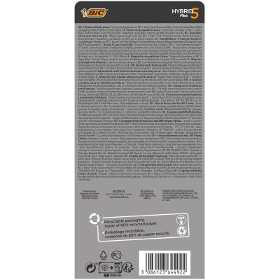 ������ Bic Flex 5 Hybrid � 2 �������� ����������� (3086123644922) - �������� 3