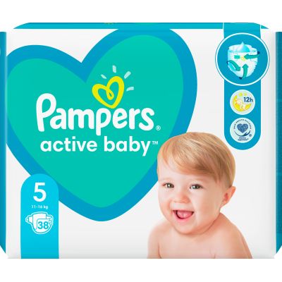 ��������� Pampers Active Baby ������ 5 (11-16 ��) 38 �� (8006540207796) - �������� 2