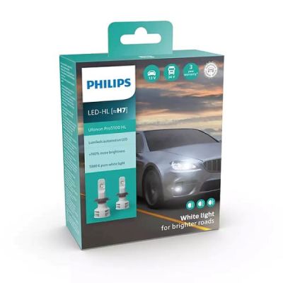 ��������� Philips LED H7 11972U51�2 12/24V Ultinon Pro5100 +160 (74243) - �������� 1