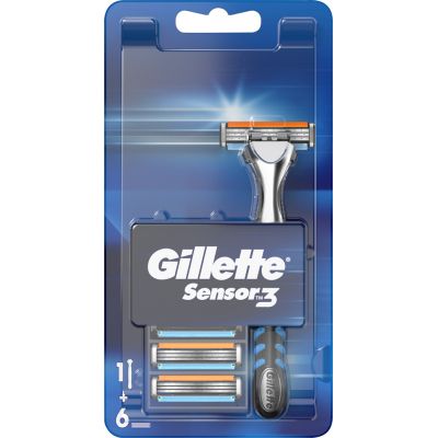 ������ Gillette Sensor 3 � 6 �������� ����������� (7702018550807) - �������� 1
