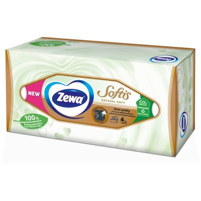 �������� ������������� Zewa Softis Natural Soft 80 ��. (7322541351414) - �������� 2