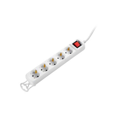 2E ��������� ���������� 5XSchuko � ���������, 3G*1.5��, 5�, white 2E-U05ES15M5 - �������� 3