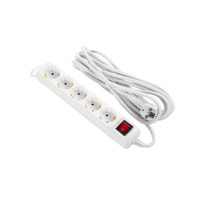 2E ��������� ���������� 5XSchuko � ���������, 3G*1.5��, 5�, white 2E-U05ES15M5 - �������� 1